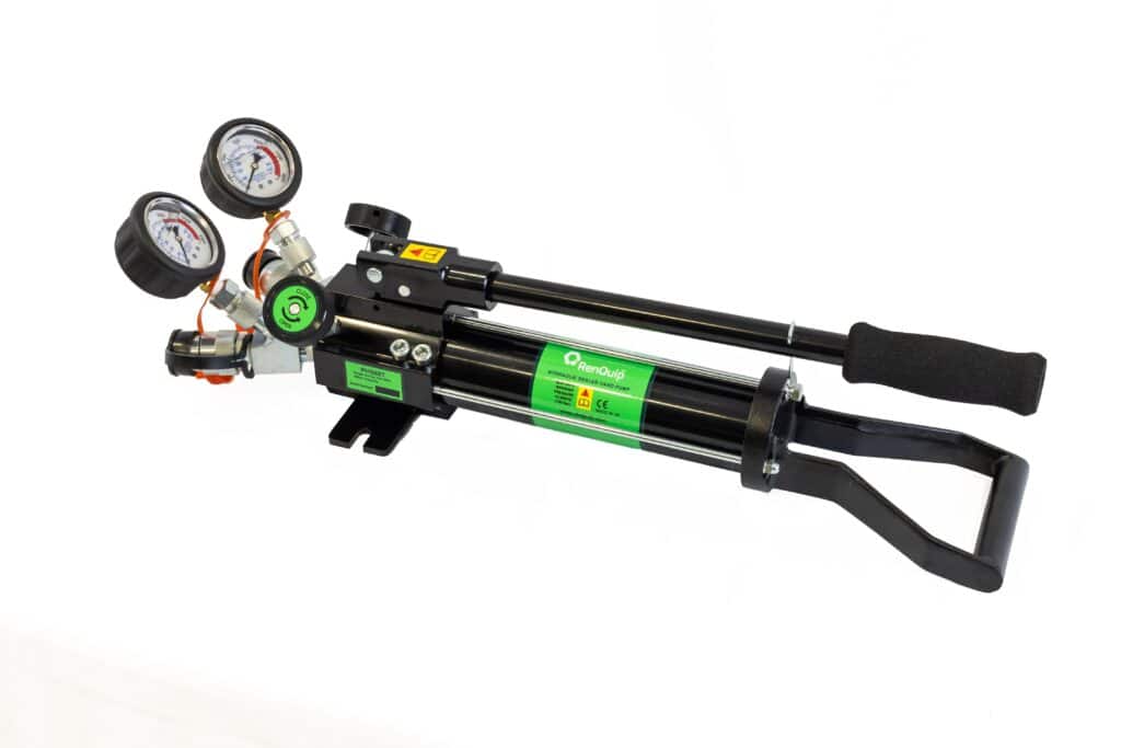 Hydraulic Pumps &Amp; Lifting Tools 1 PH580T-Hydraulic Hand Pump with oil resevoir 580 cc, seal bladder which prevents air locks and leaks, operates precision tools like flange spreaders.