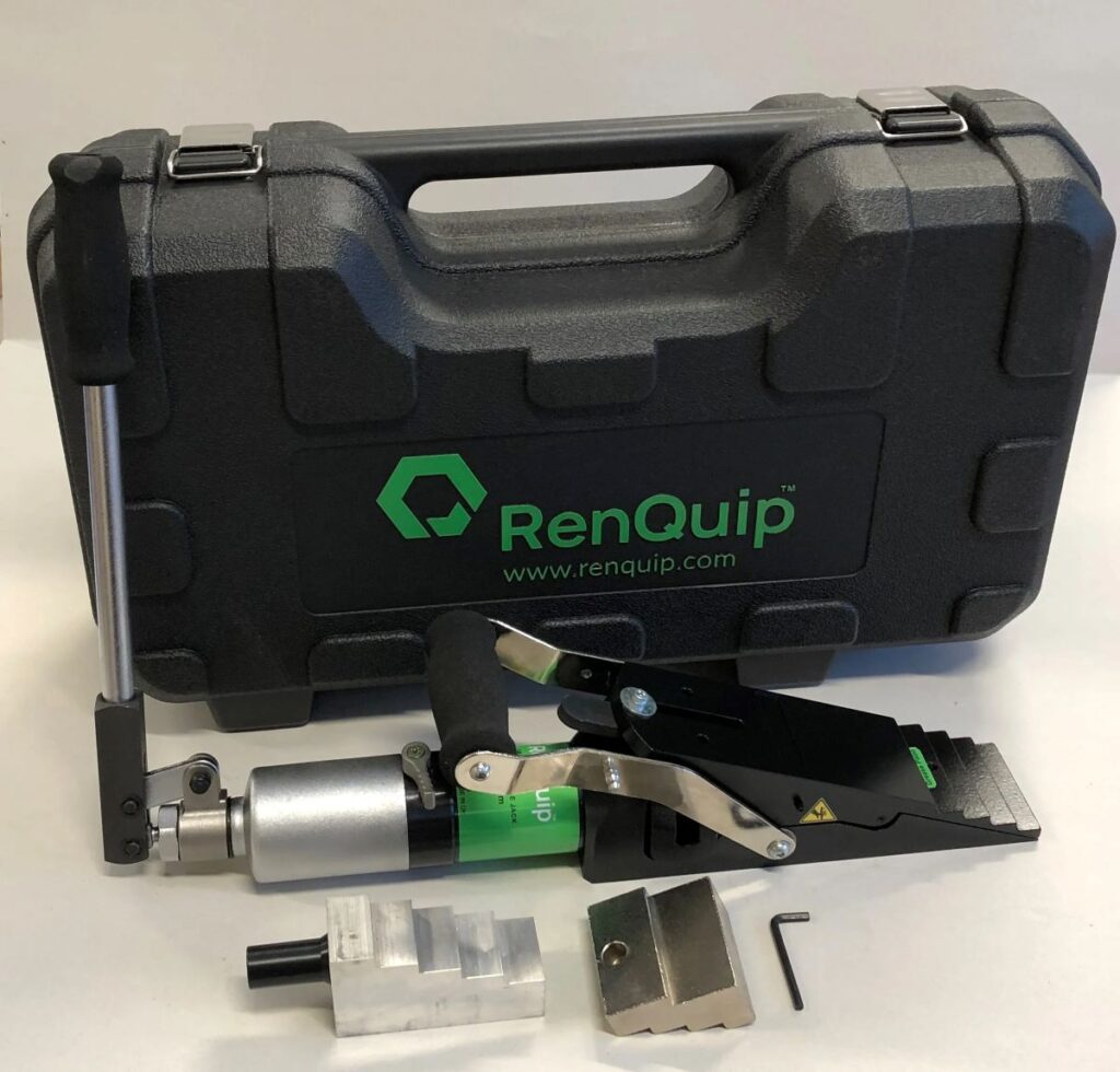 Hydraulic Pumps &Amp; Lifting Tools 9 WJ19P Precision Lifting Tool with integral pump used to lift heavy objects vertical.