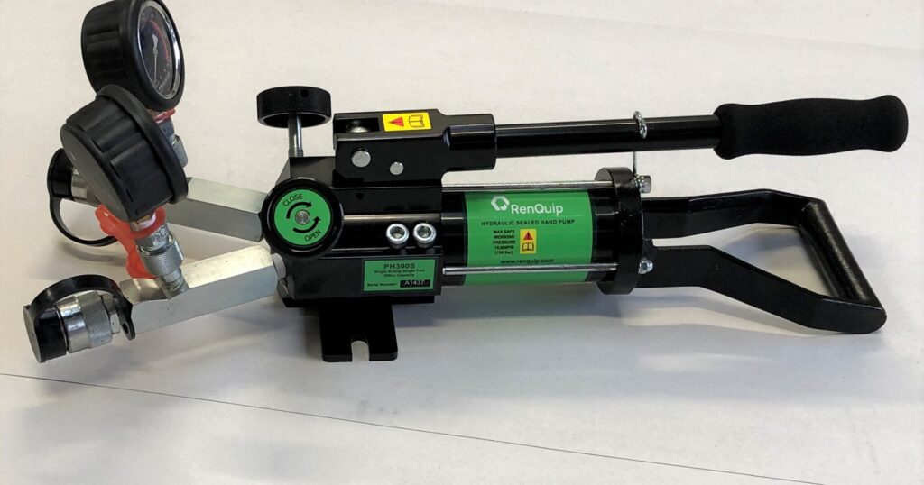 Hydraulic Pumps &Amp; Lifting Tools 4 10,000 PSI Dual Port Hydraulic Sealed Bladder Hydaulic Hand Pump