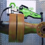 Industrial Flange Tools &Amp; Rentals | Flange Spreaders, Alignment, &Amp; Valve Tools 17 AT9K Hydraulic Flange Alignment Tool aligning a flange